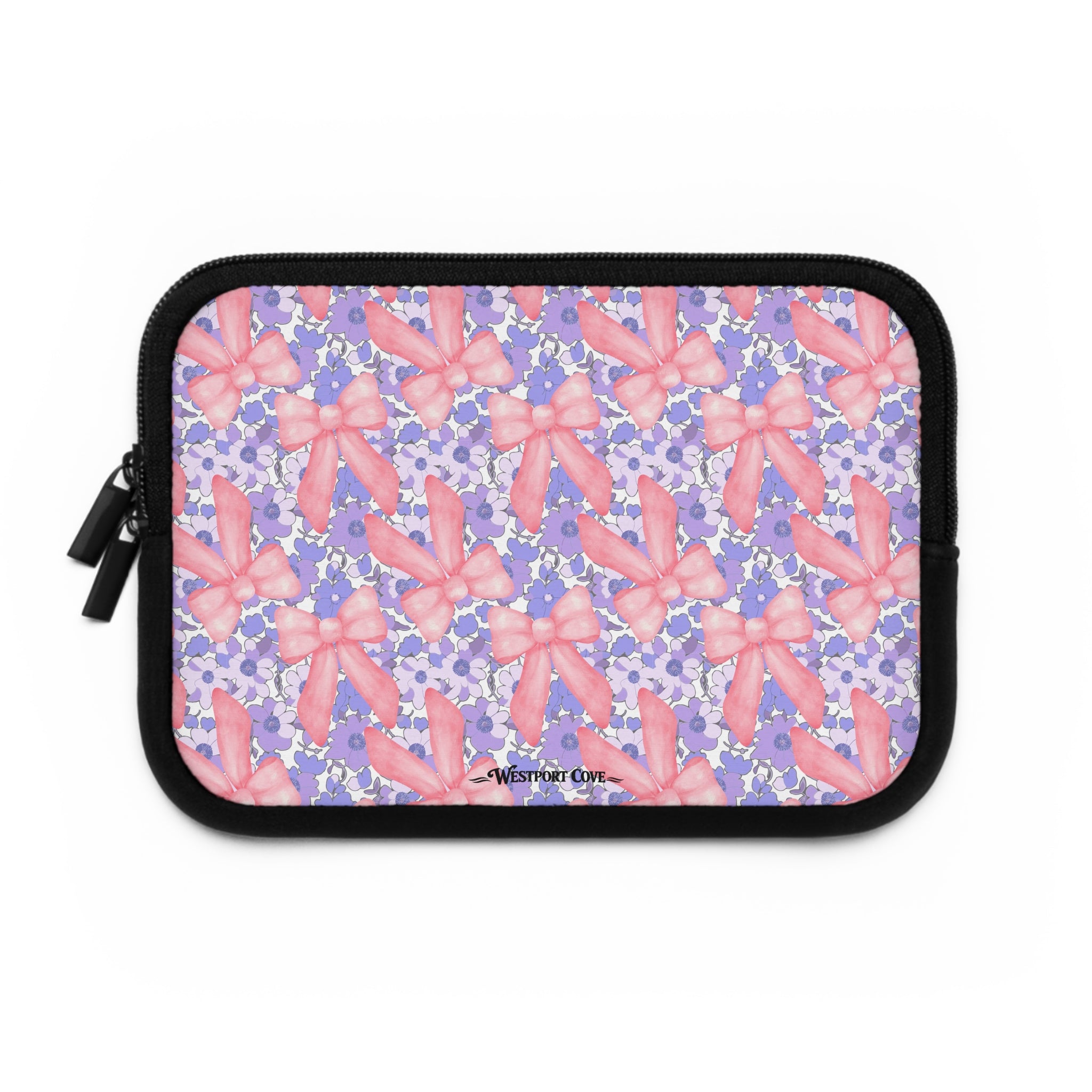 Bow Floral - Safe Harbor Laptop Sleeve