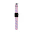 Bow Floral - Ribbon Pattern Apple Watch Band — Pastel Pink & Lavender Watch Strap