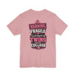 Warning, Fragile, I Just Dropped My Twins Off at College T‑Shirt