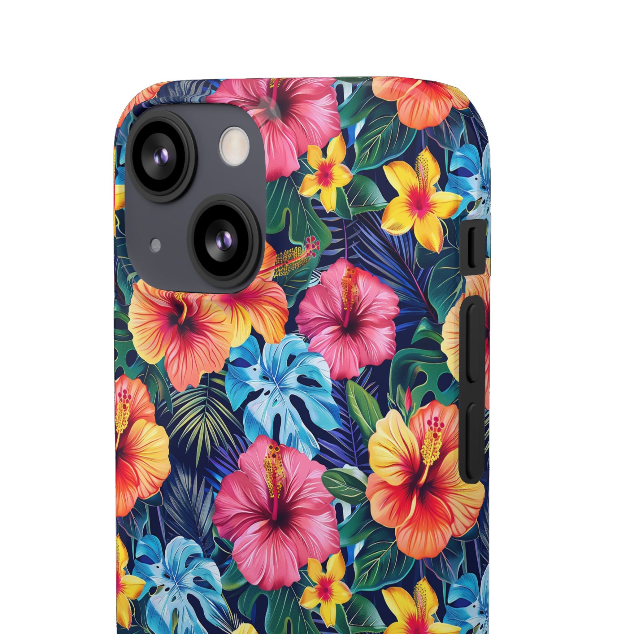 Tropical Hibiscus - Elite Phone Case — Floral Hawaiian Pattern Phone Cover