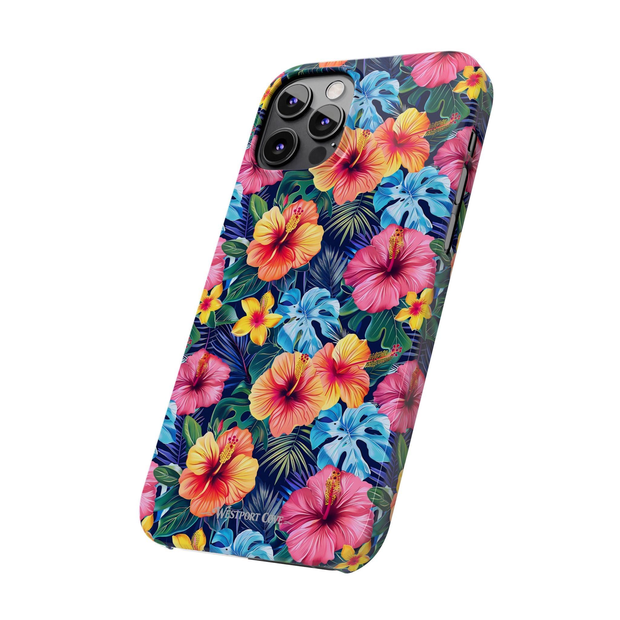 Tropical Hibiscus - Essential Phone Case — Floral Beach Vibe Phone Cover