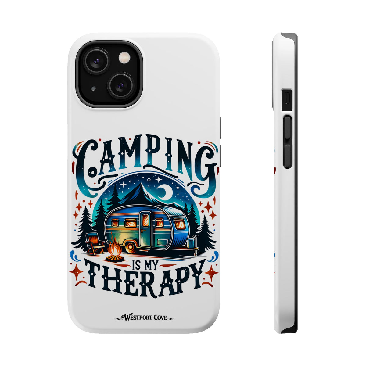 Camping Is My Therapy  - Extreme Impact MagSafe Phone Case iPhone Cover
