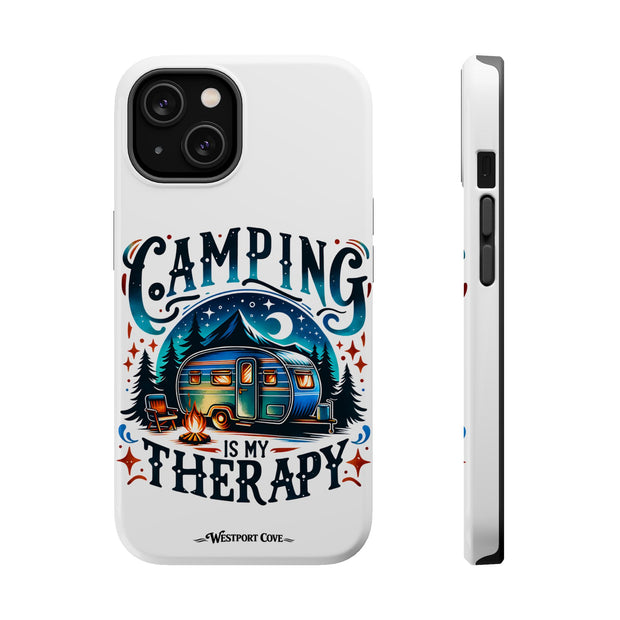 Camping Is My Therapy  - Extreme Impact MagSafe Phone Case iPhone Cover