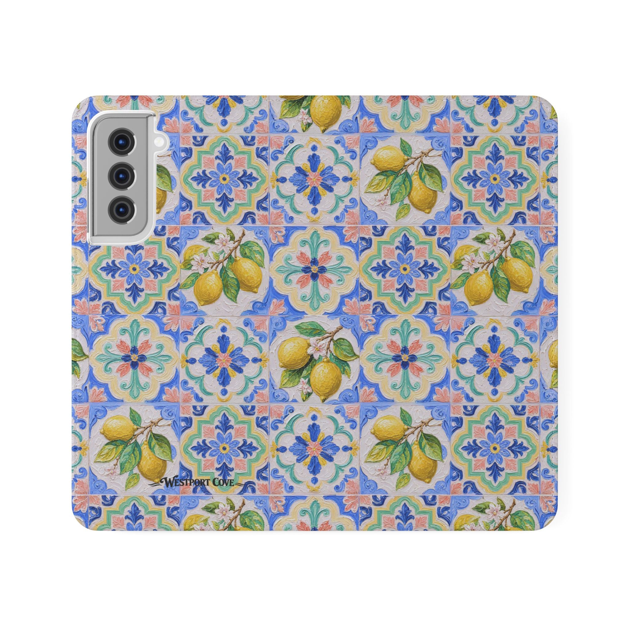 Santorini Lemon - Flip Case