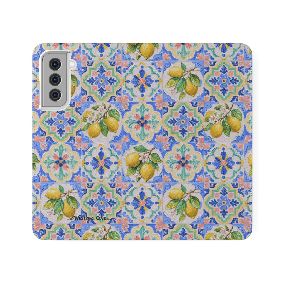 Santorini Lemon - Flip Case