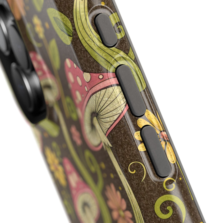 Magic Mushroom Extreme Impact MagSafe Phone Case - Embrace Nature's Charm with Ultimate Protection