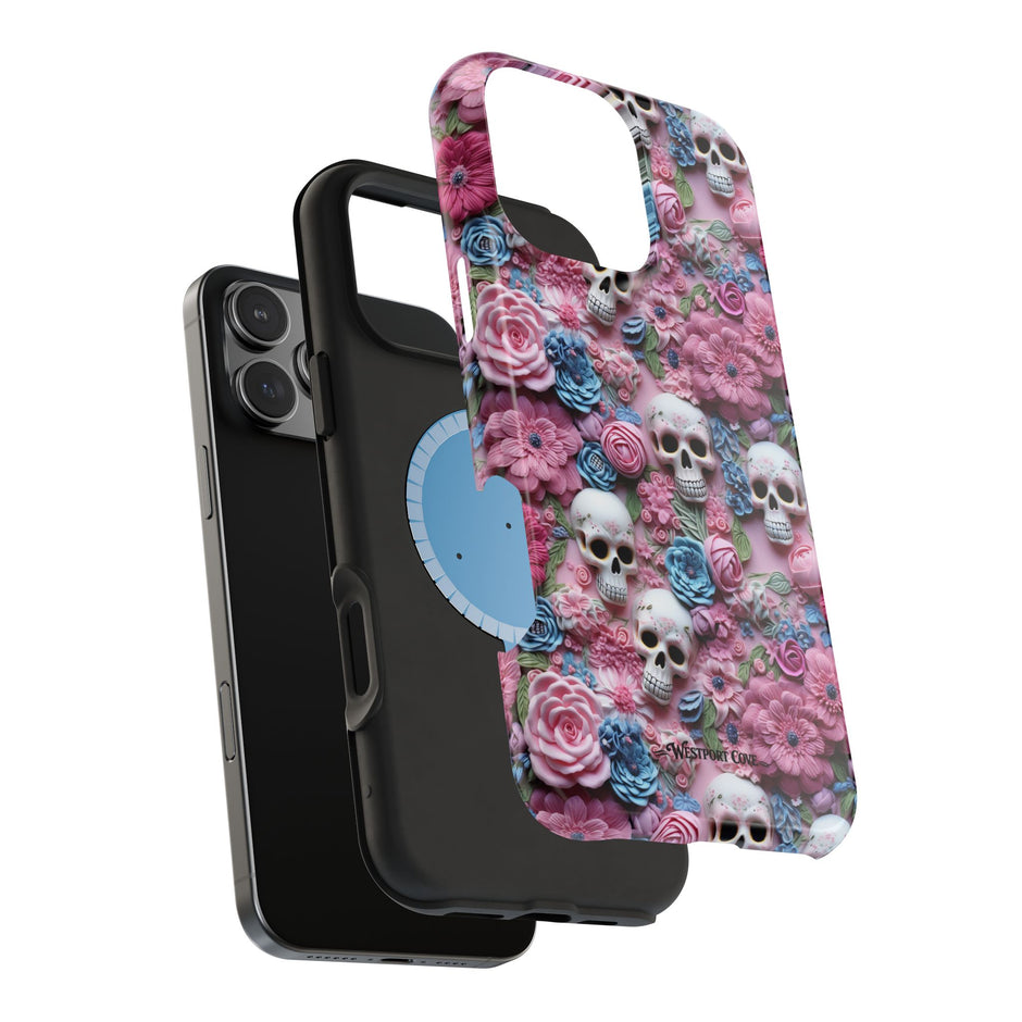 Floral Skull - Extreme MagSafe Phone Case