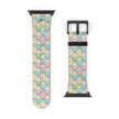 Be Mine; or Not - Pastel Heart Pattern Apple Watch Band — Cute Candy Hearts Watch Strap