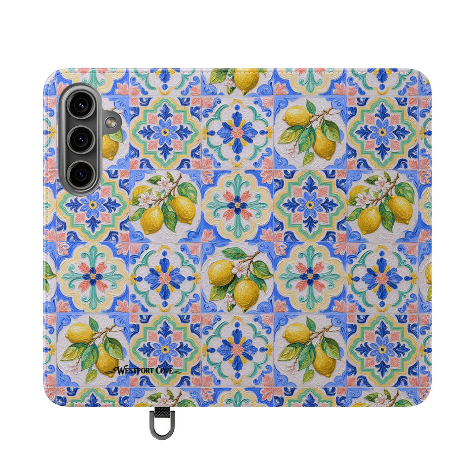 Santorini Lemon - Flip Case