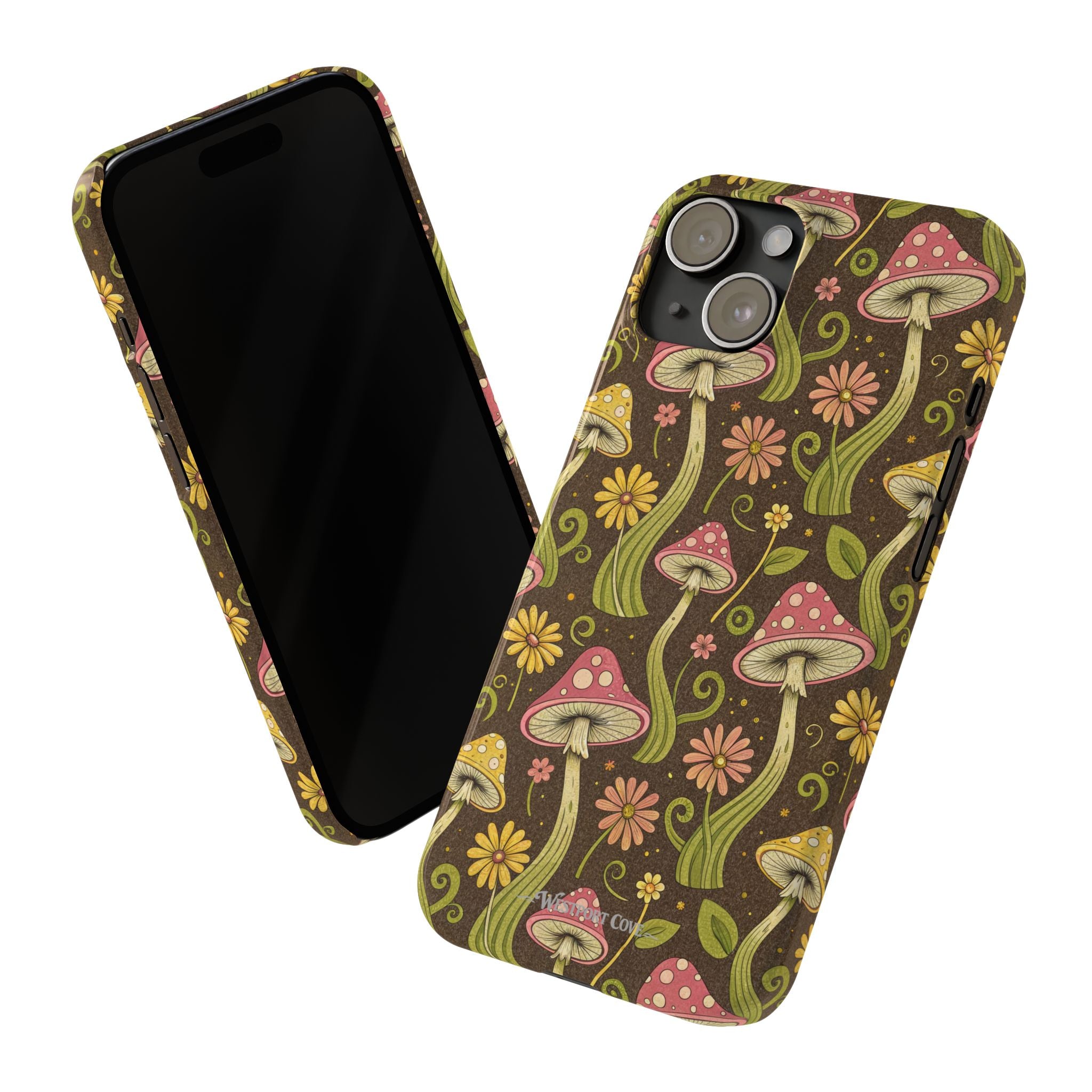 Magic Mushroom - Essential Phone Case – Retro Psychedelic Botanical Design
