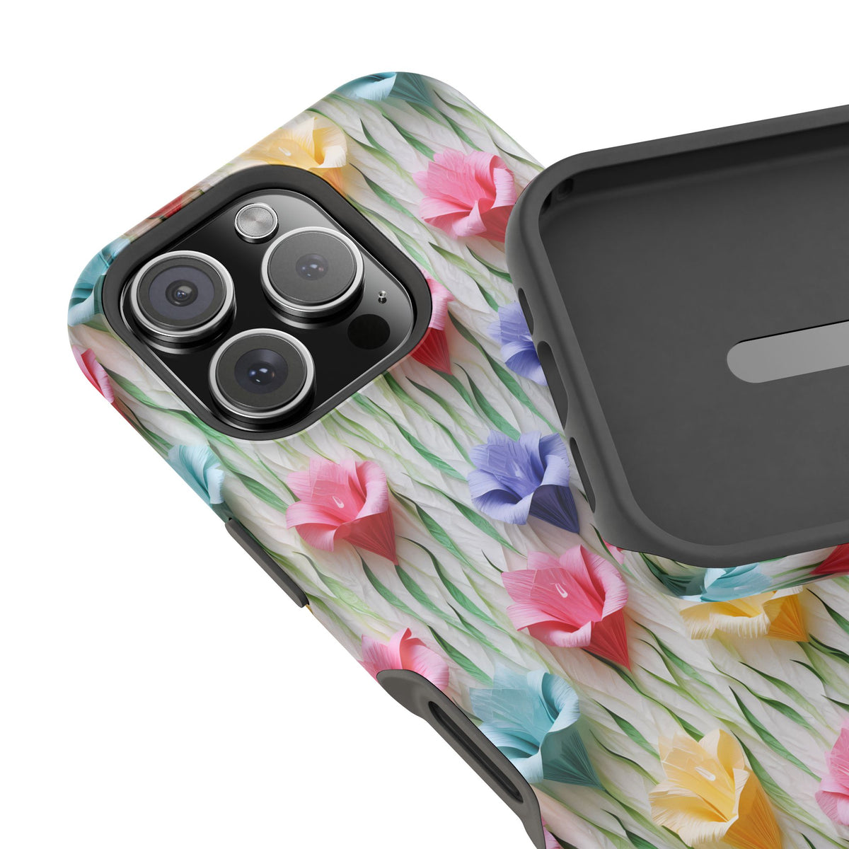 Floral Origami - Extreme Impact MagSafe Phone Case
