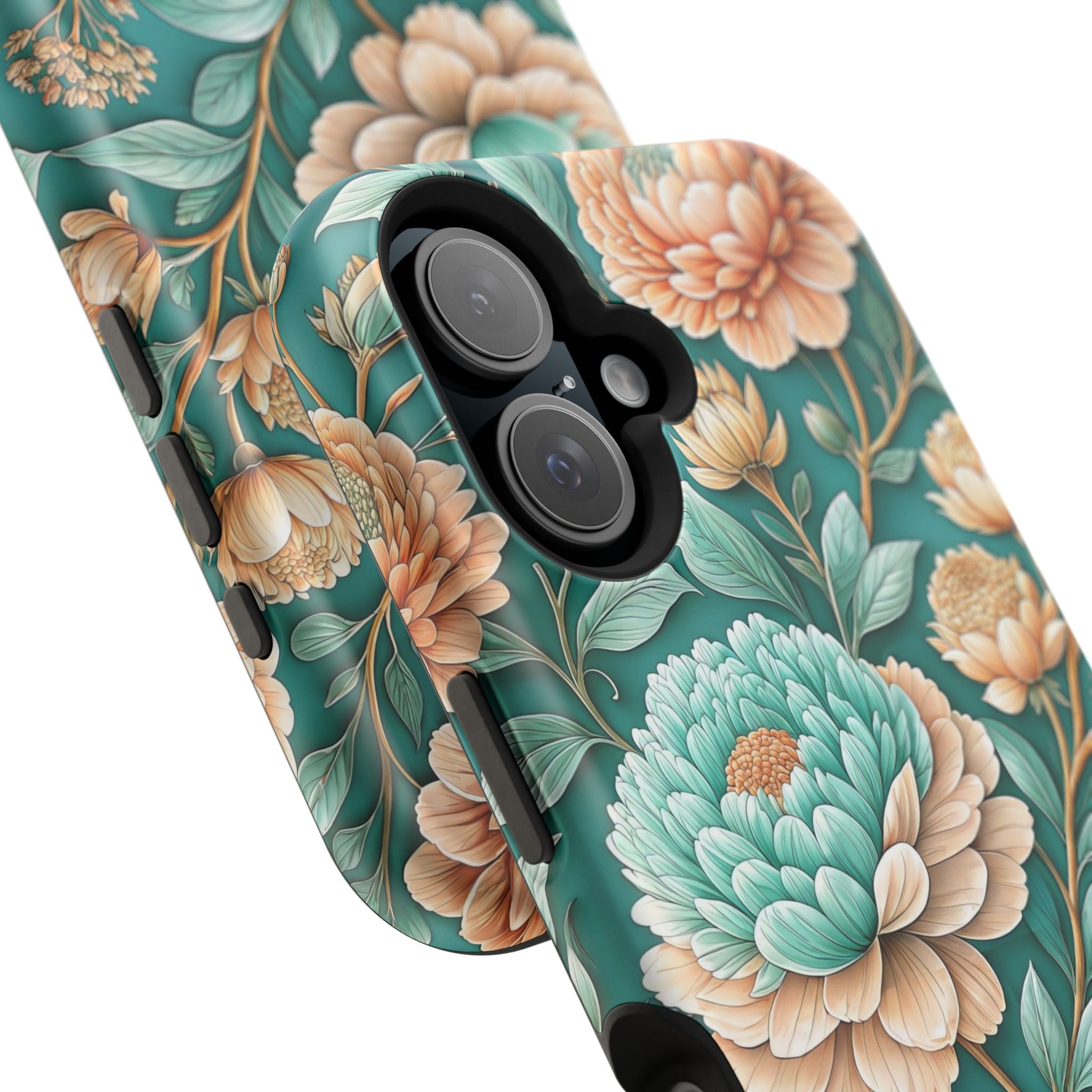 Teal Peony - Extreme MagSafe Phone Case