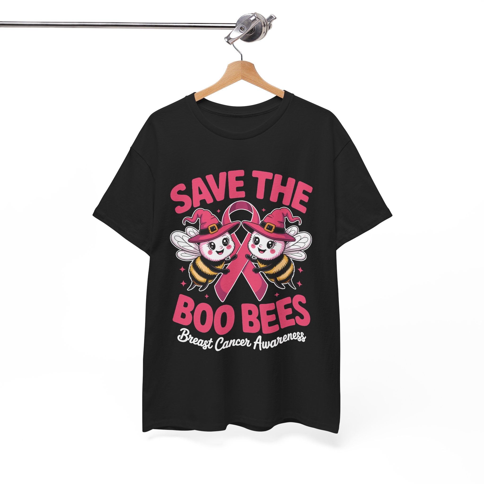 Save the Boo Bees T-Shirt — Breast Cancer Awareness Pink Ribbon Tee