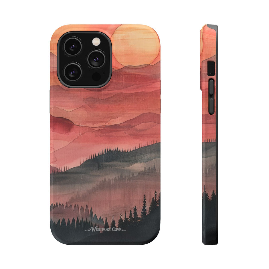 Sunset Mountain - Extreme MagSafe Phone Case