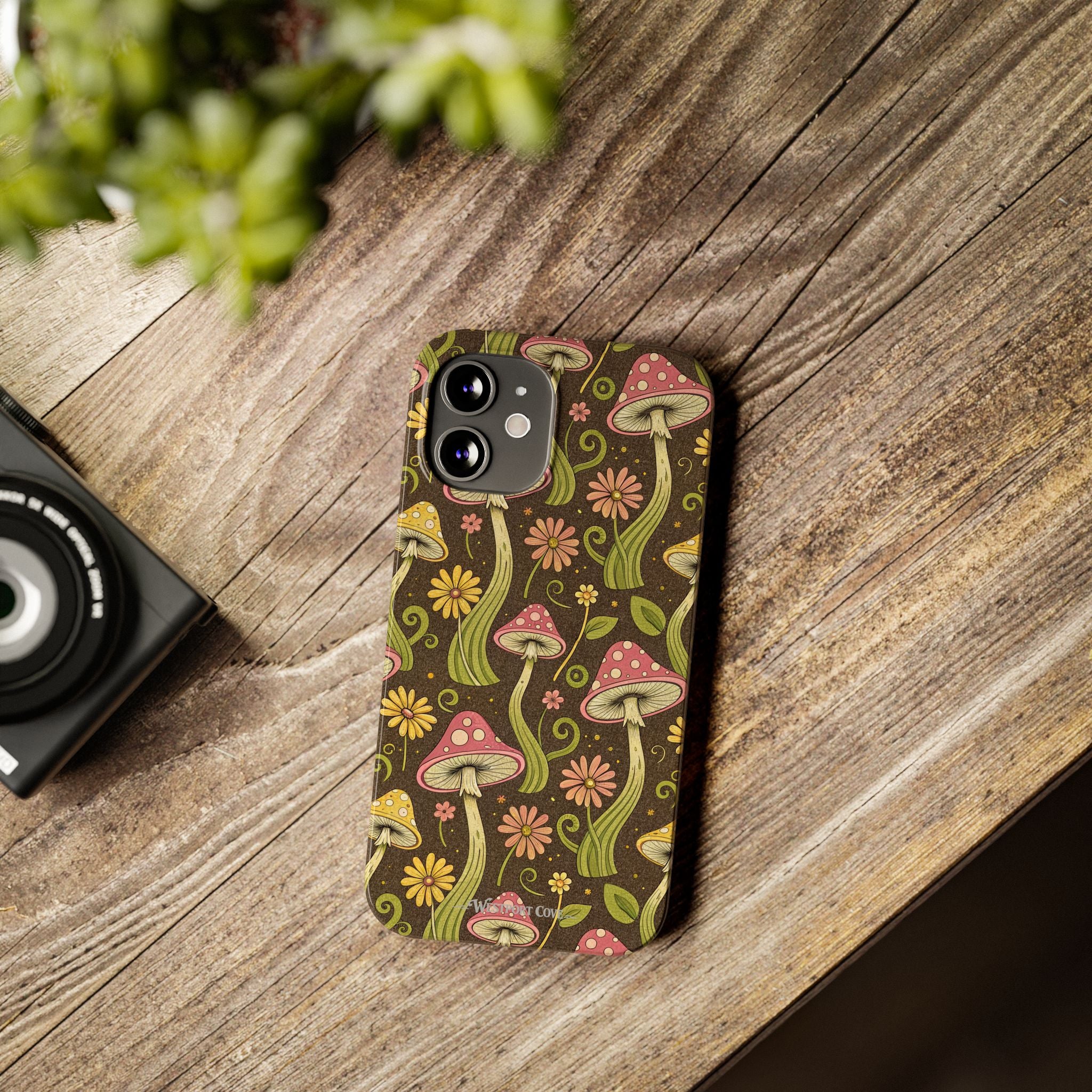 Magic Mushroom - Essential Phone Case – Retro Psychedelic Botanical Design