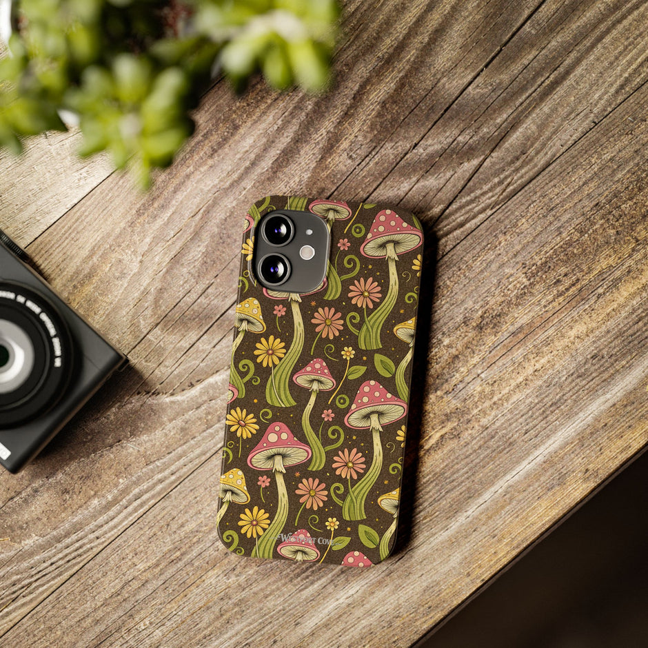 Magic Mushroom - Essential Phone Case – Retro Psychedelic Botanical Design