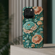 Teal Peony - Extreme MagSafe Phone Case