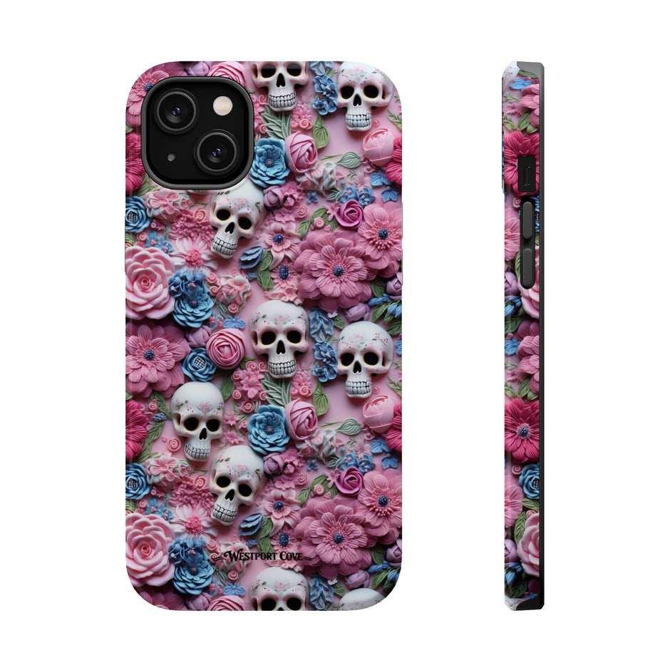 Floral Skull - Extreme MagSafe Phone Case