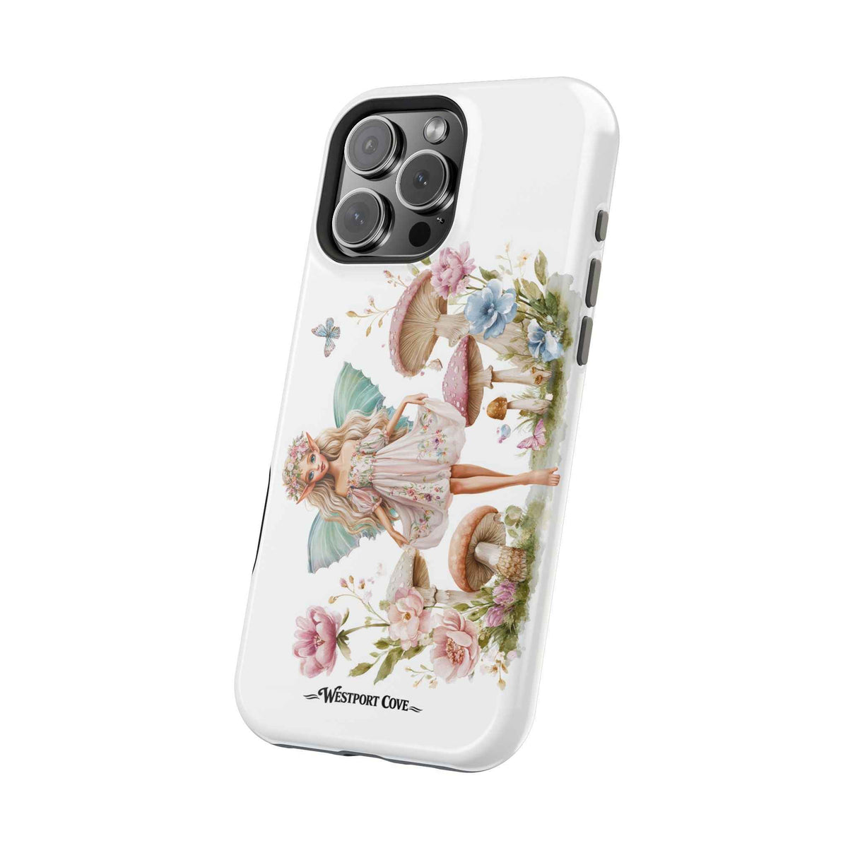 Fairy Vintage Mushroom Garden - Extreme Impact MagSafe Phone Case