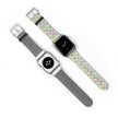 Be Mine; or Not - Pastel Heart Pattern Apple Watch Band — Cute Candy Hearts Watch Strap
