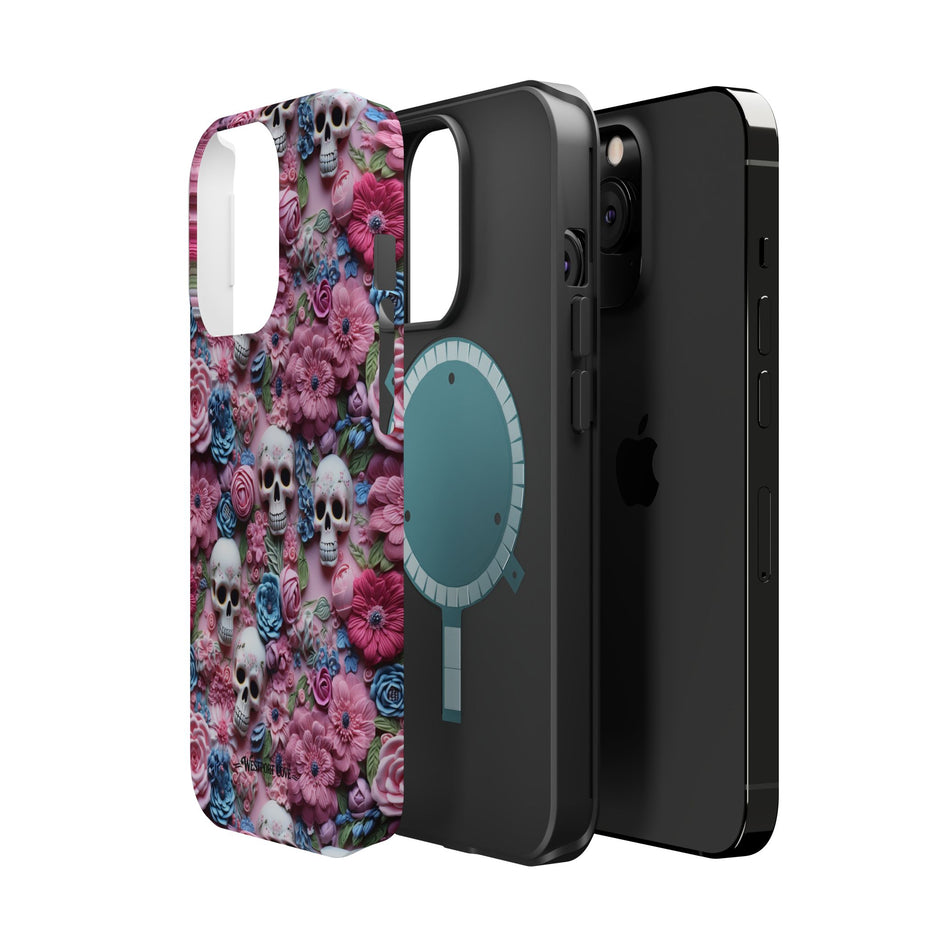 Floral Skull - Extreme MagSafe Phone Case
