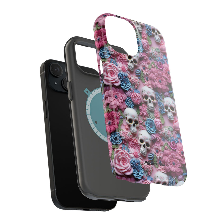 Floral Skull - Extreme MagSafe Phone Case