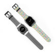 Be Mine; or Not - Pastel Heart Pattern Apple Watch Band — Cute Candy Hearts Watch Strap