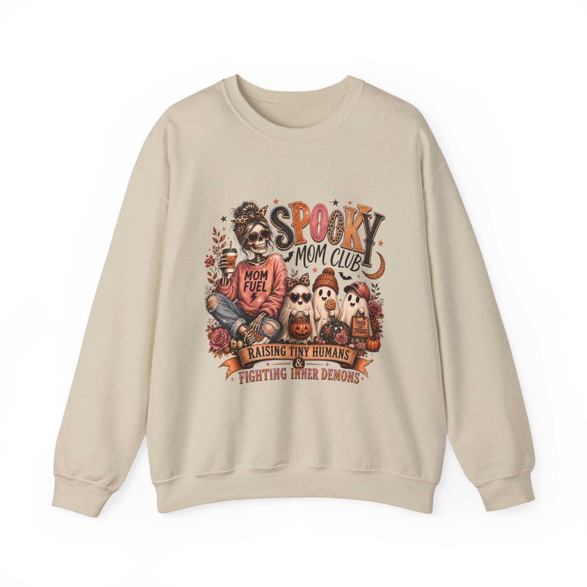 Spooky Mom Club Sweatshirt – Halloween Mom Graphic Crewneck