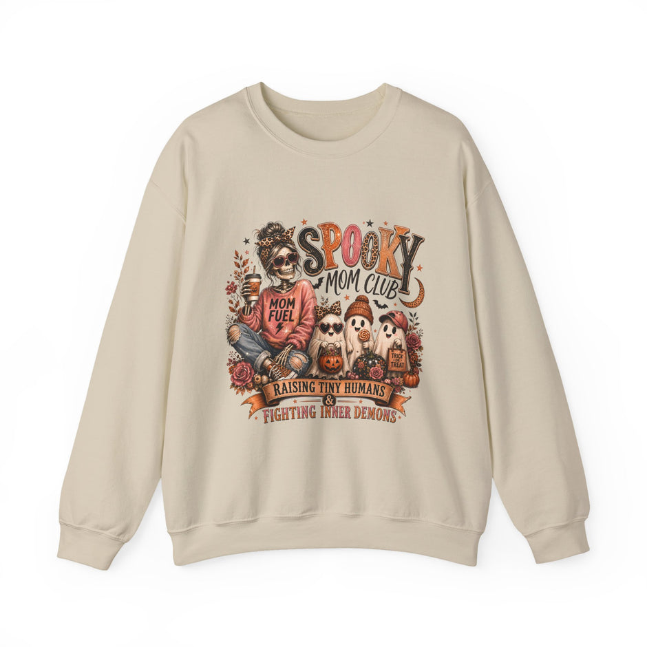 Spooky Mom Club Sweatshirt – Halloween Mom Graphic Crewneck