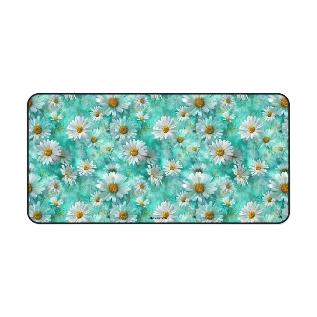The Blue Daisy Meadow Desk Mat