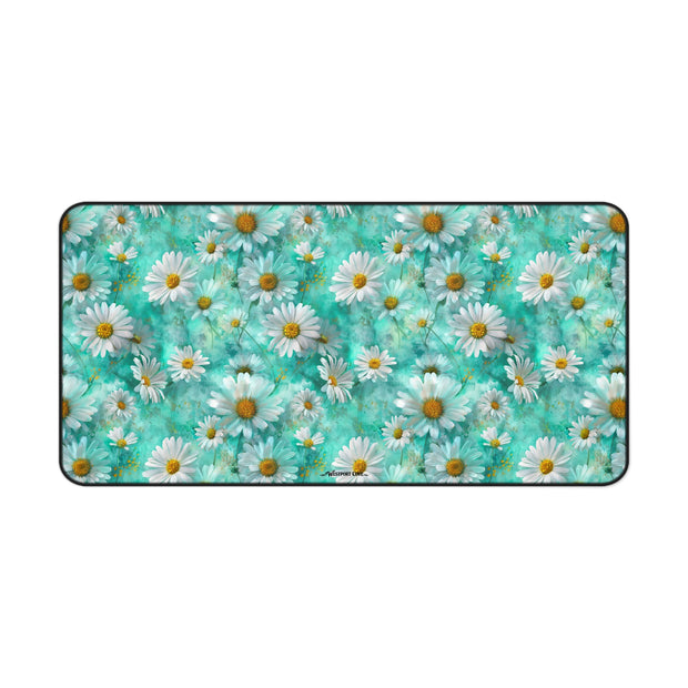 The Blue Daisy Meadow Desk Mat