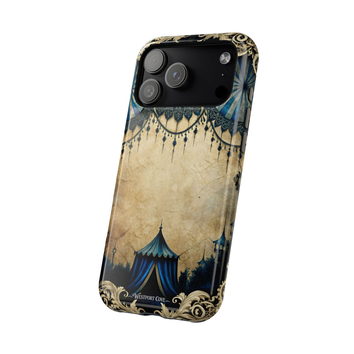 Vintage Carnival Steampunk Tent — Extreme Magsafe Phone Case