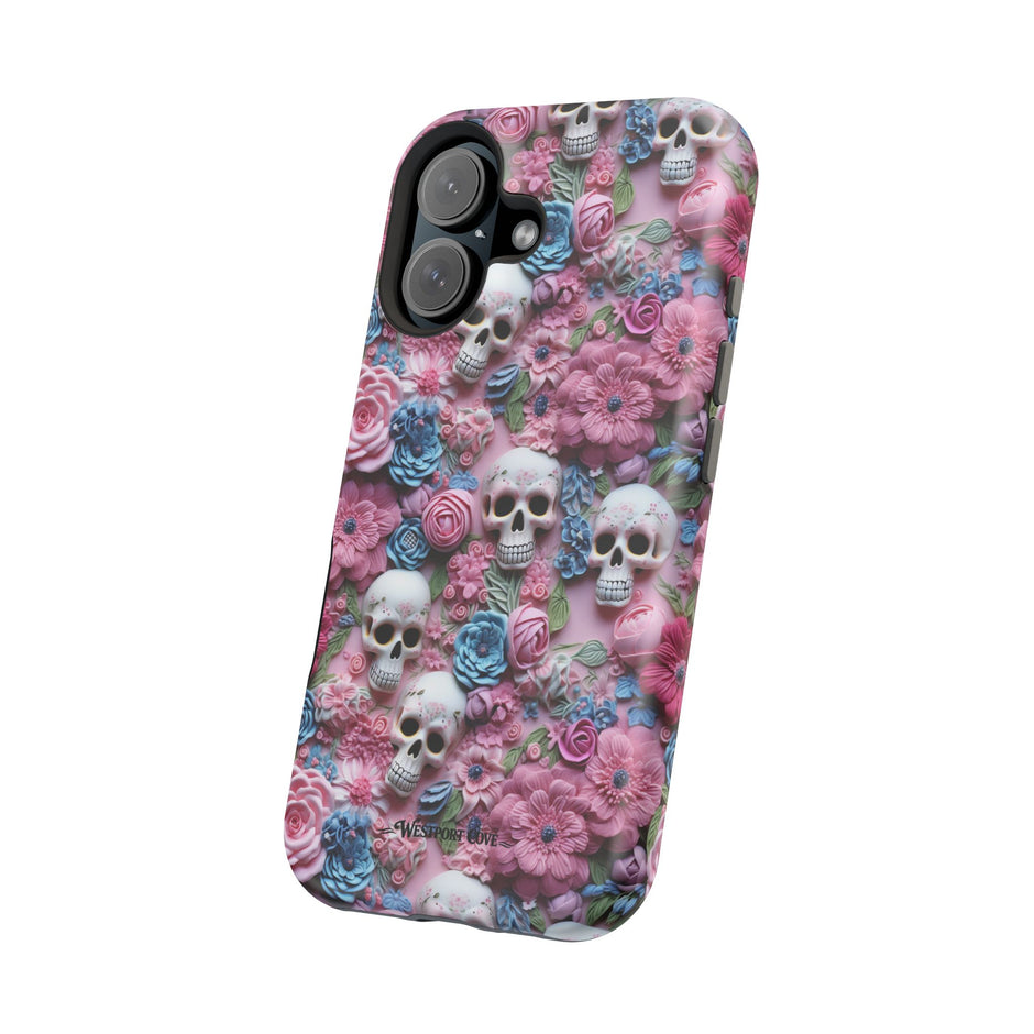 Floral Skull - Extreme MagSafe Phone Case