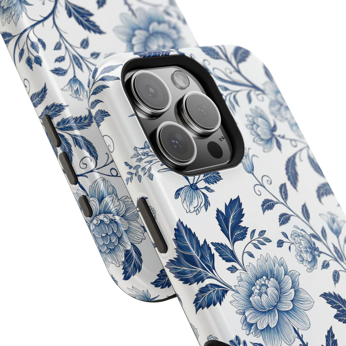 Floral Blue Porcelain - Extreme MagSafe Phone Case