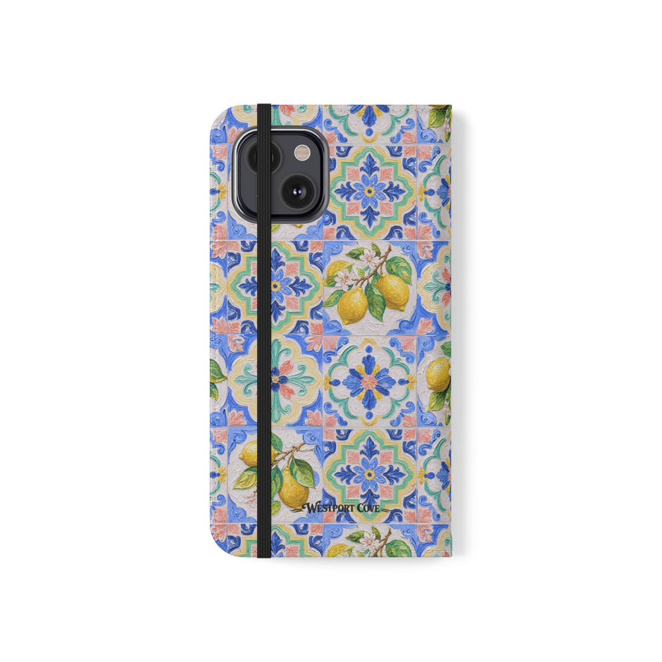 Santorini Lemon - Flip Case