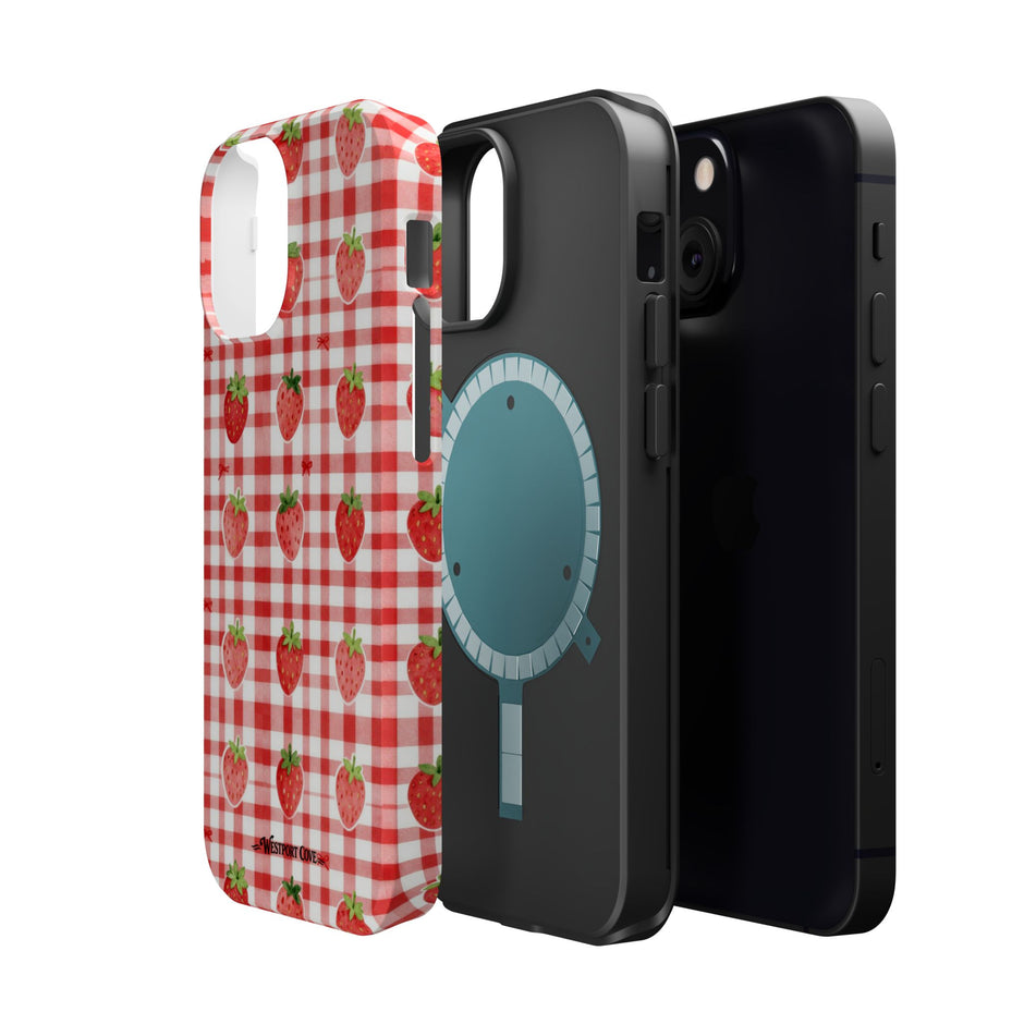 Strawberry Gingham - Extreme MagSafe Phone Case
