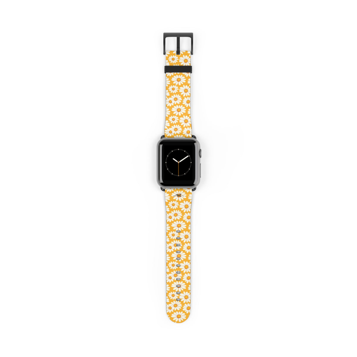 Daisy Chain - Apple Watch Band - Floral Watch Band - Yellow Daisy Pattern Apple Watch Strap