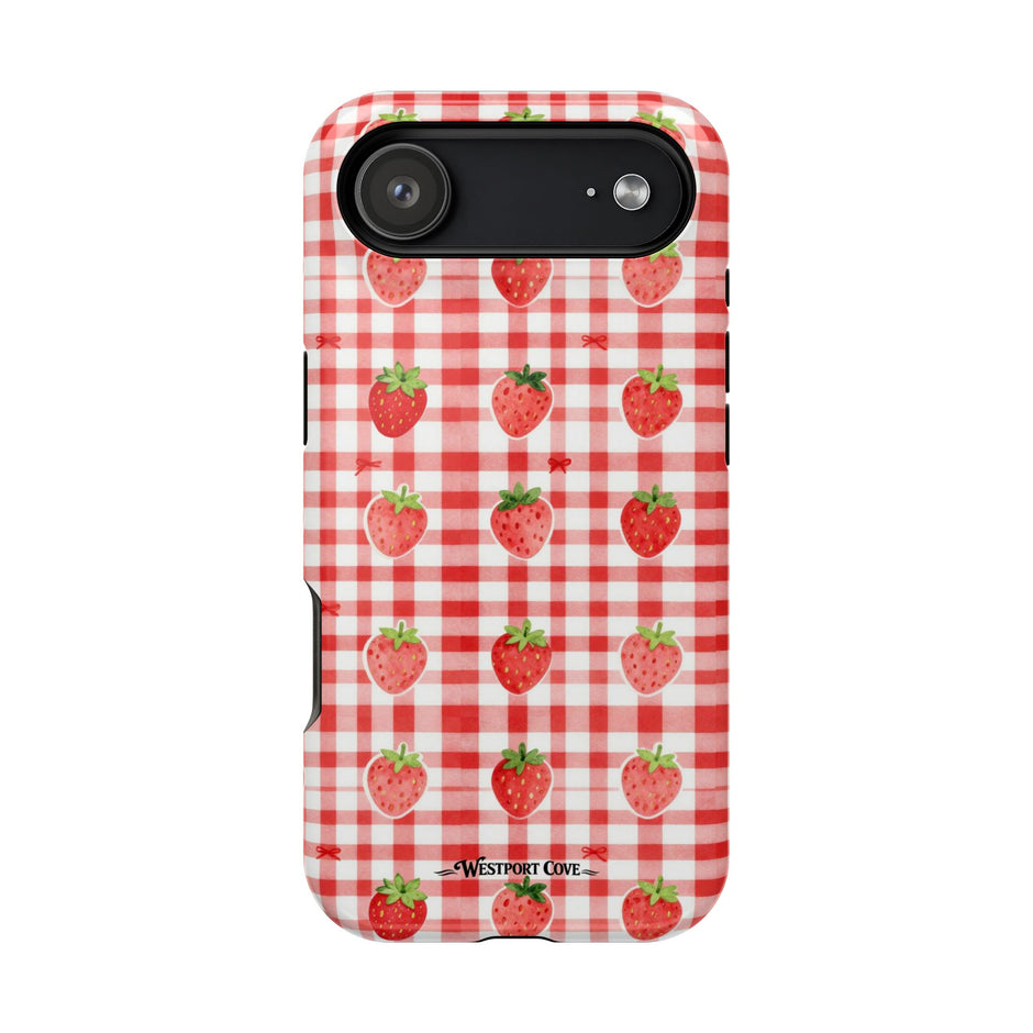 Strawberry Gingham - Extreme MagSafe Phone Case