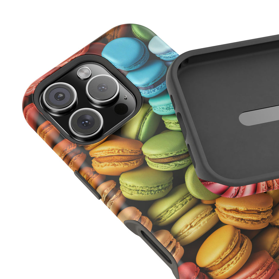 Rainbow Macarons  - Extreme Impact MagSafe Phone Case