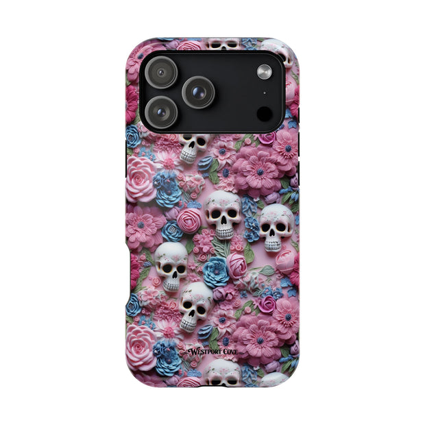 Floral Skull - Extreme MagSafe Phone Case