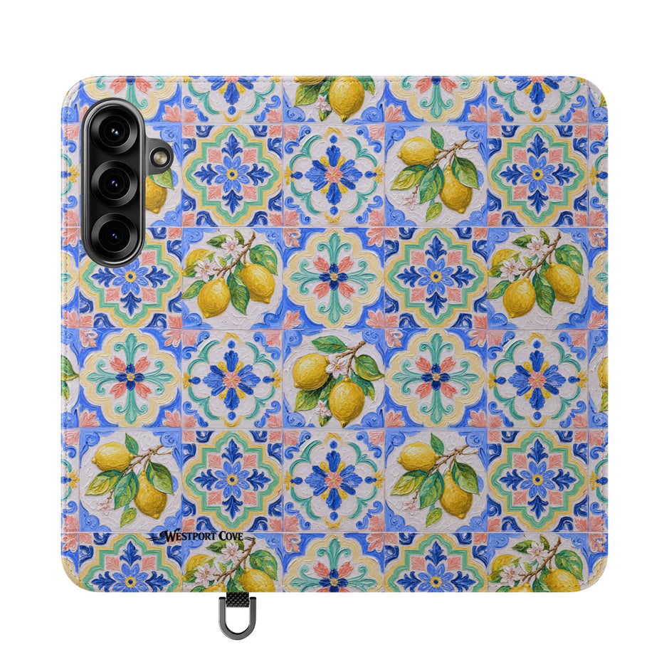 Santorini Lemon - Flip Case