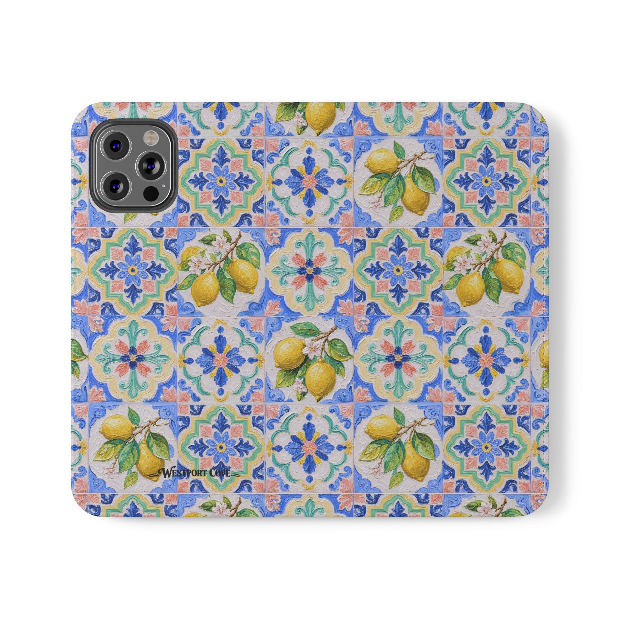 Santorini Lemon - Flip Case