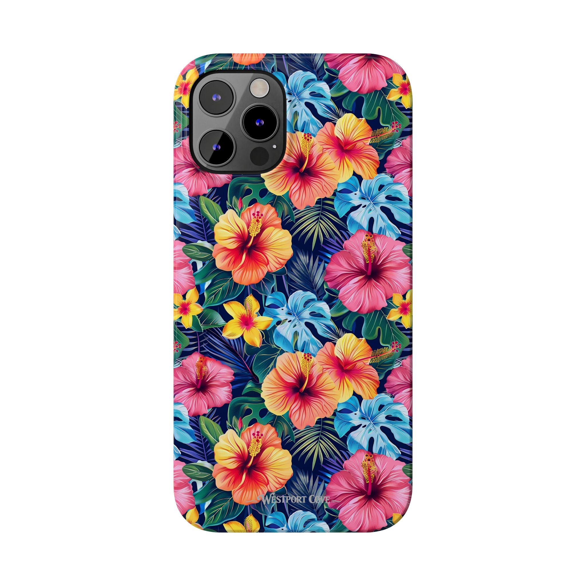 Tropical Hibiscus - Essential Phone Case — Floral Beach Vibe Phone Cover