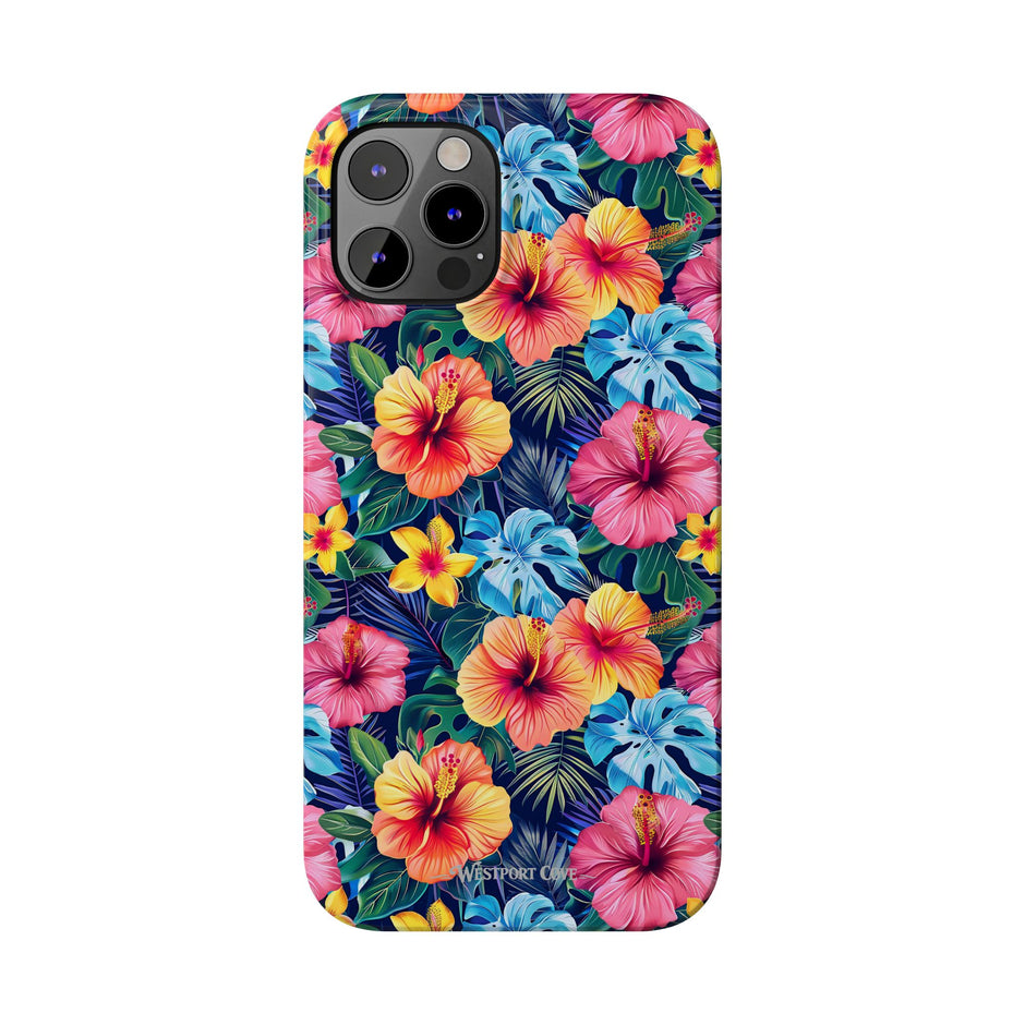 Tropical Hibiscus - Essential Phone Case — Floral Beach Vibe Phone Cover