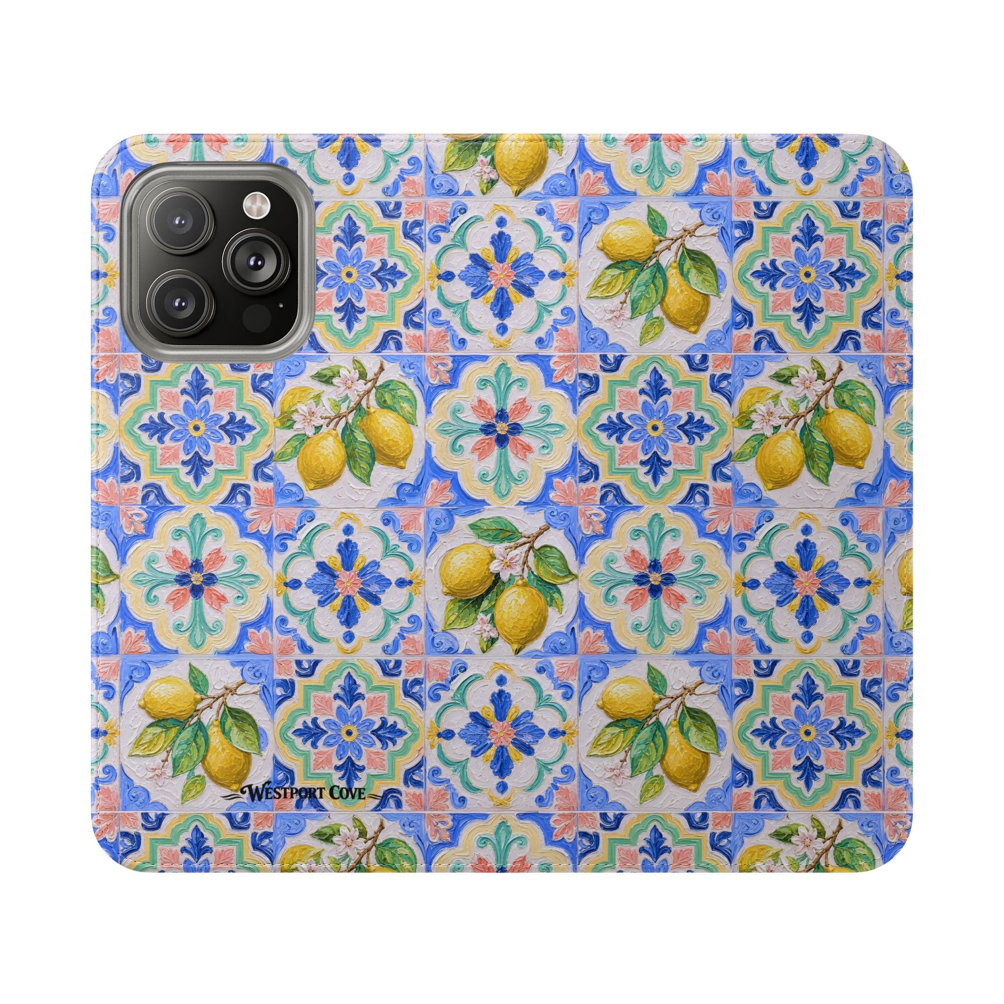Santorini Lemon - Flip Case