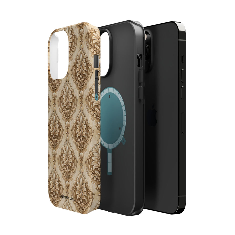 Damask Taupe - Extreme MagSafe Phone Case
