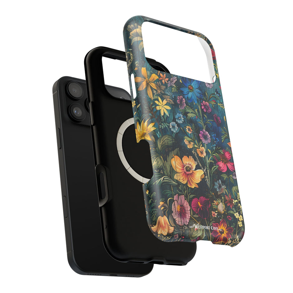 Floral Meadow Vintage Wildflower - Extreme MagSafe Phone Case