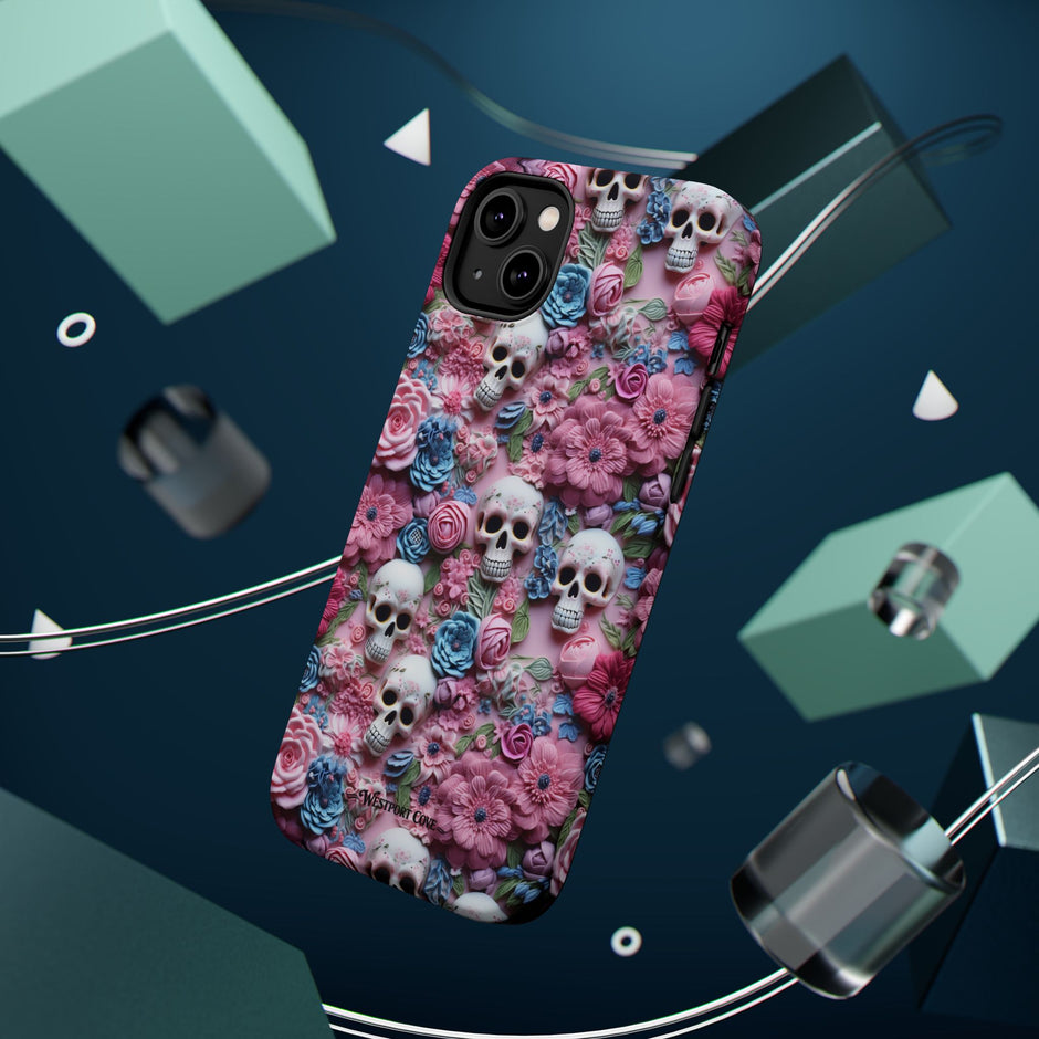 Floral Skull - Extreme MagSafe Phone Case
