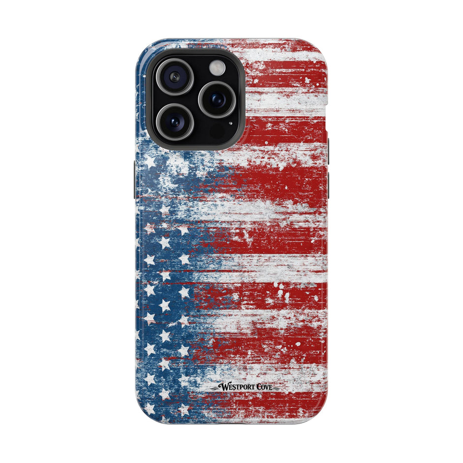 American Flag Distressed - Extreme MagSafe Phone Case