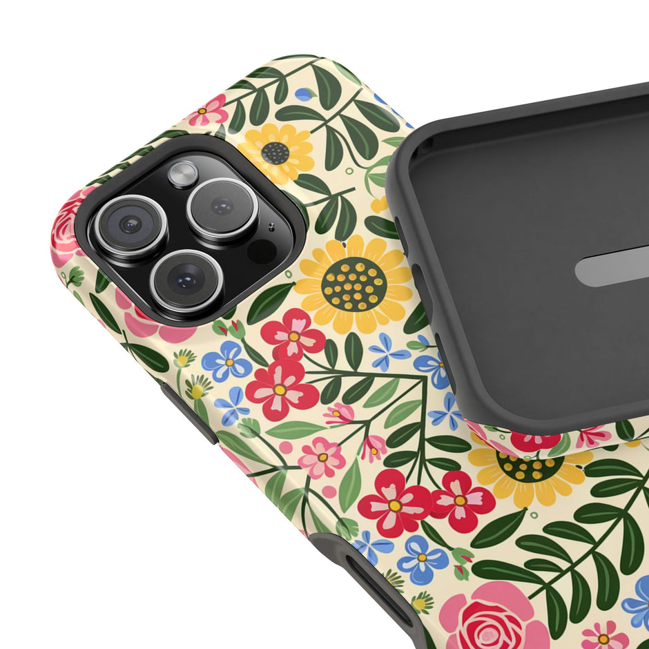 Floral Folk - Extreme Impact MagSafe Phone Case
